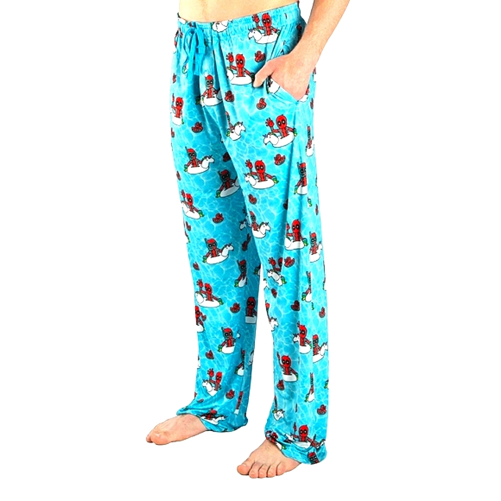 15) MARVEL Deadpool Comic Print Pajama Lounge Pants Sz. S